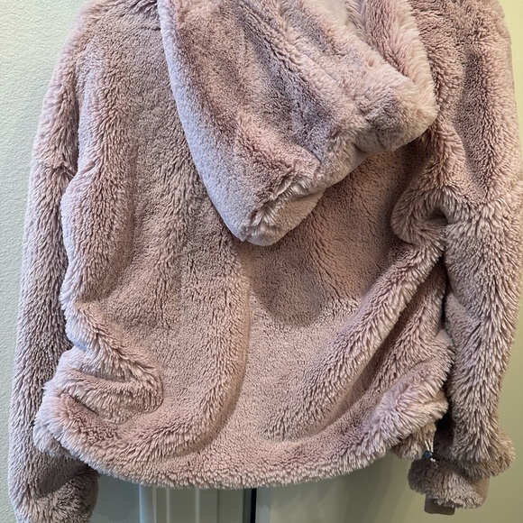 FP Movement - pink fluffy hoodie, half-zip - Picture 6 of 9